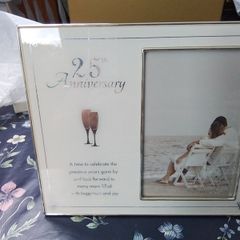Carrig Donn 25th Wedding Anniversary Silver Photo Frame