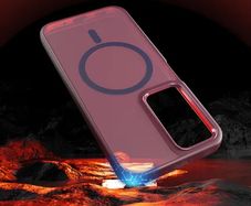 Magnetic Case for Samsung Galaxy A17, Samsung A26 Compatible with Magsafe, Matt Translucent Mobile Phone Case, Scratch-Resistant PC Back + TPU Bumper
