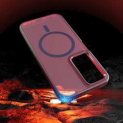 Magnetic Case for Samsung Galaxy A17, Samsung A26 Compatible with Magsafe, Matt Translucent Mobile Phone Case, Scratch-Resistant PC Back + TPU Bumper
