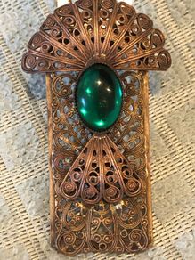 Authentic art deco dress pin