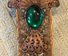 Authentic art deco dress pin