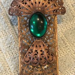 Authentic art deco dress pin