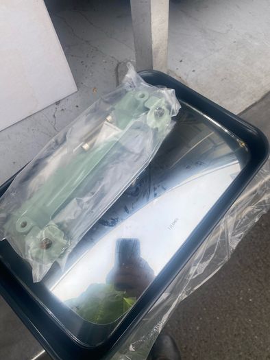 Truck kerb mirror