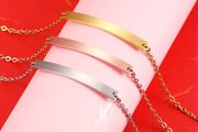 The Elegant Curve Bracelet Custom Engraving By R'Laith