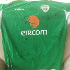 Signed ireland jersey Brian Kerr era
