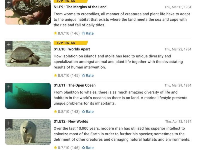 David Attenborough: The Living Planet - The Complete Series DVD (2003)