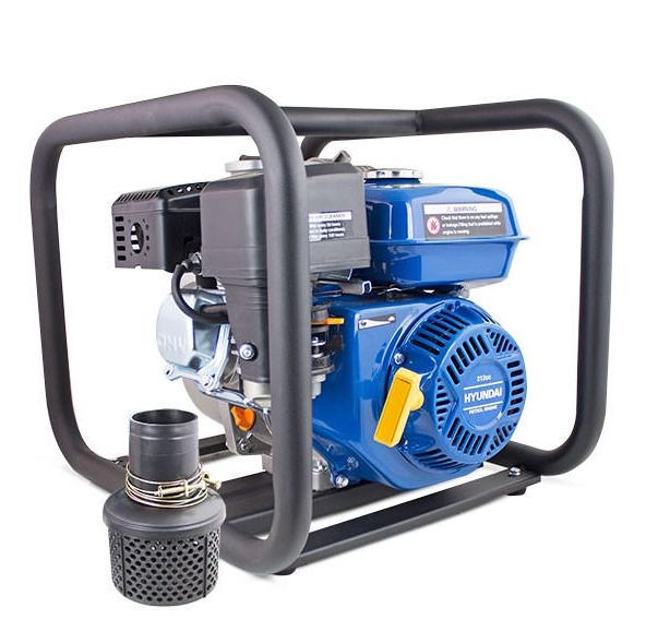 Hyundai 212cc 6.5hp Professional Petrol Water Pump - 3"/80mm Outlet