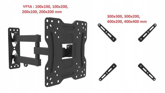 TV Wall Mount Bracket Tilt Swivel 20" - 65" TV