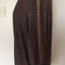 Wallis Ladies Black and Gold Sparkle dolman sleeve jumper size L includes Post Image 4