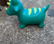 Child inflatable horse