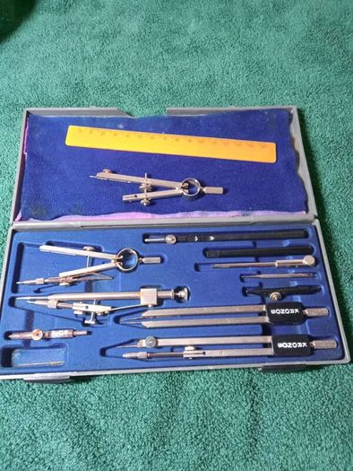 Vintage Kronos 311 Technical Drawing Draughtsman Set
