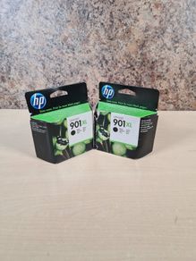 2 X Hp 901xl Black Printer Ink Cartridge Brand New Sealed