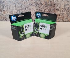 2 X Hp 901xl Black Printer Ink Cartridge Brand New Sealed