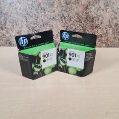 2 X Hp 901xl Black Printer Ink Cartridge Brand New Sealed