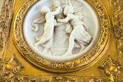 Antique Gilt Framed Marble Plaque -  marble relief featuring a cherub in the style of Edward William Wyon / Sir Thomas Lawrence