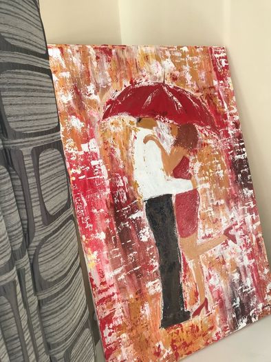Painting couple for valentines