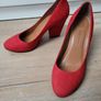 Gorgeous red suede high heels - UK 4 Image 2
