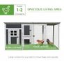 Wood Chicken Coop Hutch Hen House Cage PC Roof w/ Run Nest Box Deluxe 160 x 75 x 80 cm (FREE POSTAGE) Image 5