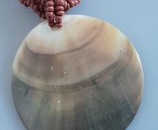 NECKLACE - Vintage - Seed Bead and Shell