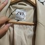 Zara faux leather coat Image 4