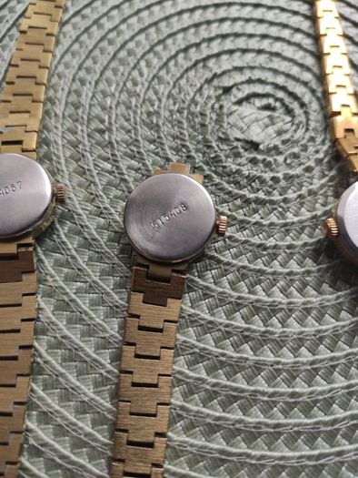 Vintage 1980s Ladies Mechanical Watches (Chaika & Zaria) - Lot of 3