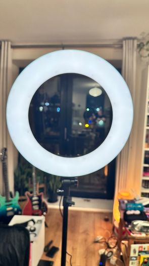 Camera Centre LED Ring Light with Tripod and Carry Case