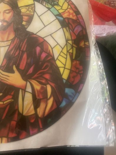 Jesus shower curtain & decal