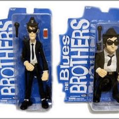 Ultra rare 2004 mezco blues brothers jake and elwood figures