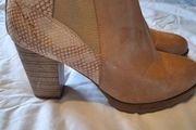 Cream Ankle Boots