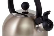 1L Whistling Kettle in Soft Gold
