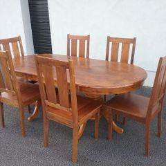 Dining table with 6 chairs