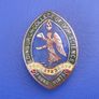 EDINBURGH COLLEGE OF DOMESTIC SCIENCE (graduate's badge) - a vintage enamel badge awarded with certificate (1930's to 1950's) Image 4
