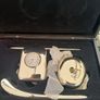 Newbridge Silver Writing Set & Desk Clock Image 2