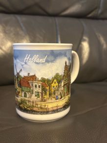 Royal Schwabap Hand Decorated Stoneware Coffee Mug 1984 Ter Steege Bv Holland
