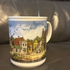 Royal Schwabap Hand Decorated Stoneware Coffee Mug 1984 Ter Steege Bv Holland