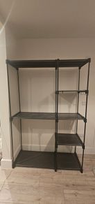 Open wardrobe, coat rack