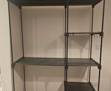 Open wardrobe, coat rack