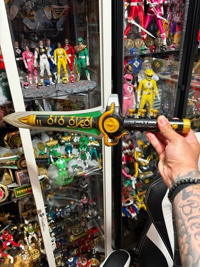 Power Ranger Deluxe Hasbro Lightning Green Dragon Dagger