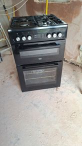 Gas cooker double oven