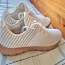 skechers flex appeal white Size 4.5 eu 37.5 in like new condition Image 6