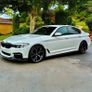 For Bmw G30 G31 5 Series Full Body Kit Gloss Black Front Lip Diffuser Spoiler M Sport 2017- 2021 Image 3