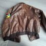 Men 1050s pilots jacket large / x large % 100 leather Image 8