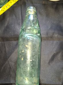 Codd Neck Bottle J H Cuff LTD Manchester late 19th and early 20th century, Postage Available