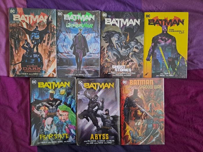 Batman by James Tynion IV Vol. 1-6 and Batman: Shadow War full run 7xHC