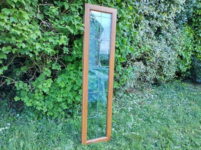 PVC Double glazed window- High Quality- Oak Colour