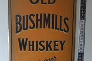 Old Bushmills Tin Metal sign