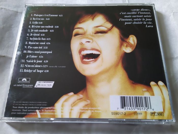 Lara Fabian - Carpe Diem Cd