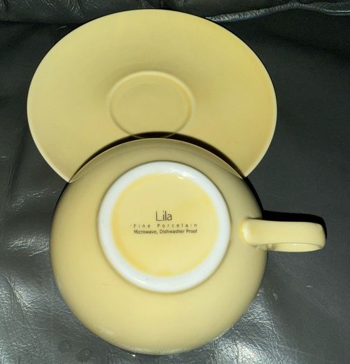 Set of  2 Large Cappuccino Cups & Saucers