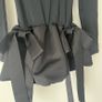 White Fox Raise Hell Long Sleeve Mini Dress Black - Size Large Image 5