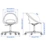 Ikea Eldberget / Malskar Swivel Chair Image 2